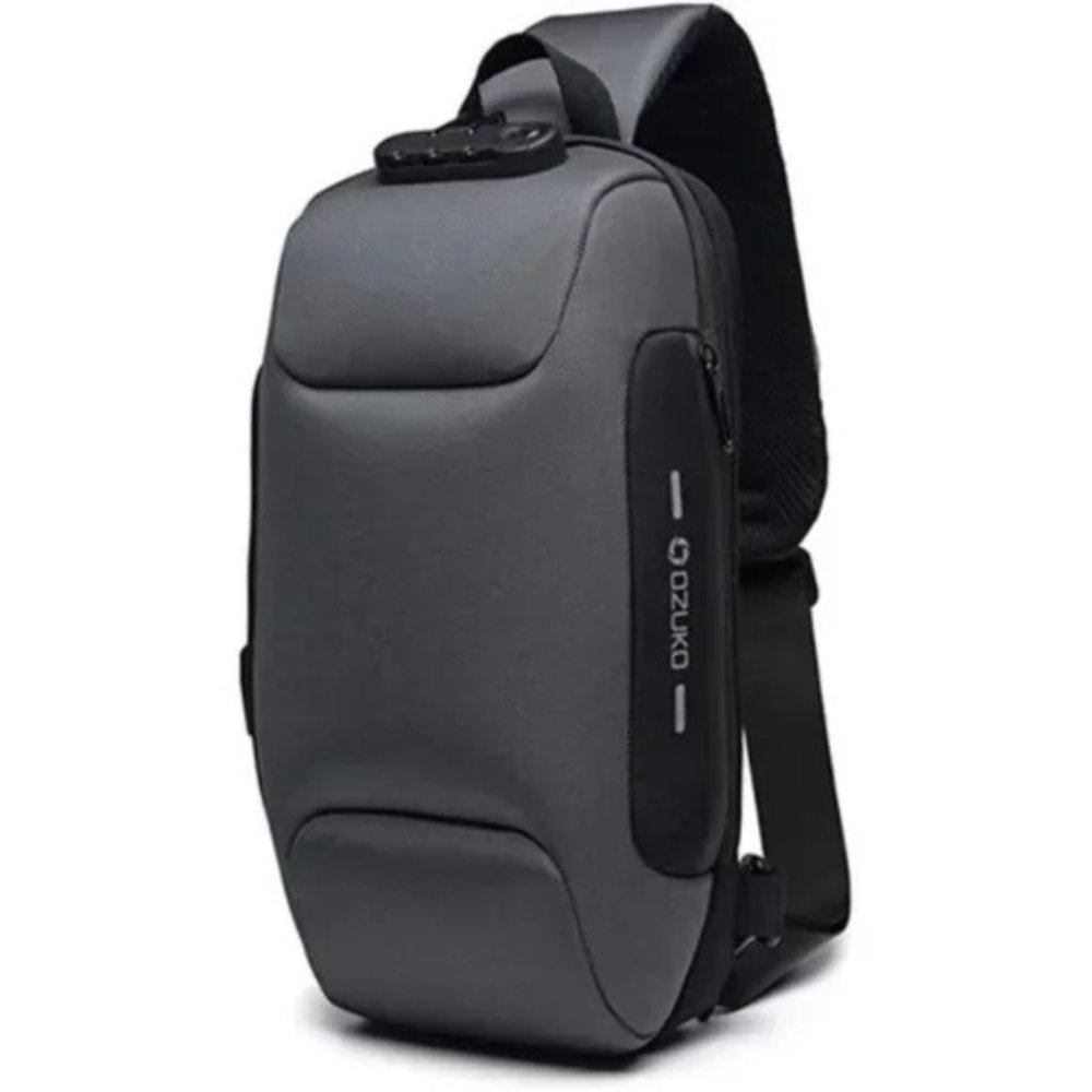 New Anti Theft Sling Bag Shoulder Crossbody Backpack Grey